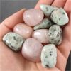 Image 2 : Lot of Polished Rose Quartz & Kiwi Jasper Specimens