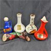 Image 1 : Lot of 5 Vintage Decorative Wine Decanters - Empty