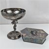Image 1 : E.P Brass Goblet & Trinket Box