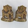 Image 1 : Set of 2 Solid Brass Scottie Dog Bookends