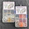 Image 1 : Set of 2 New Wire Necklace kits with Beads, Cases & Instructions 