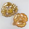 Image 1 : Set of 2 Carnival Glass Candy Dishes