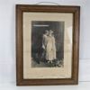 Image 1 : Vintage Blanche Jenkins "The First Kiss" Framed Print