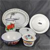 Image 2 : Lot of Mixed Enamelware