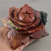 Image 3 : Large Red Jasper & Bloodstone Peony Flower 