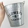 Image 2 : Set of 10 Metal Tin Planters