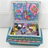 Image 1 : Vintage Sewing Box With Lot of Needle Point Thread