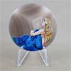 Image 2 : Agate Stone Discs with Polar Bear and Mermaid Pictures