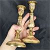 Image 2 : Lot of Decorative Brassware - Vases, Candle Holders, Pitcher