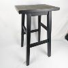 Image 1 : Black Stool or Plant Stand 26" x 15" x 11"