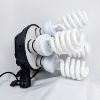 Image 1 : Photo Pro Studio Super Lamp Holder SLH3 with 4 - CFL Daylight Photo Studio Bulbs 