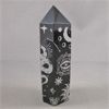 Image 1 : Mystical Etched Obsidian Tower 2"