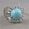 Image 2 : Sun & Moon Stone Ring - Adjustable Size 6.5 to 8