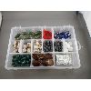 Image 1 : Lot of Various Sized Beads with Tray Container