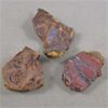 Image 1 : Lot of 3 Boulder Opal Crystal Specimens 