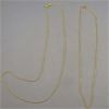 Image 2 : Set of 2 NEW 14KGP over Sterling Silver Chains