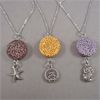 Image 1 : Set of 3 Essential Oil Diffuser Necklaces - Starfish , Buddha, Dragon