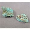 Image 1 : Lot of 2 Raw Turquoise Stones from Kingman Mine in Nevada