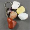 Image 2 : Lot of Mixed Polished Sone & Red Jasper Key Chain 