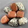 Image 1 : Lot of Polished Dalmatian Jasper & Goldstone Specimens 