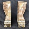 Image 2 : Pair of Onyx Stone Bookends