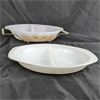 Image 1 : Set of 2 Pyrex Divided Serving Dishes