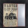 Image 2 : Set of 2 Metal Wanted Western Signs 