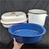 Image 1 : Set of 3 Enamel Ware