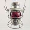 Image 1 : CNR Hiram Piper Canadian National Railway Lantern with Red Globe