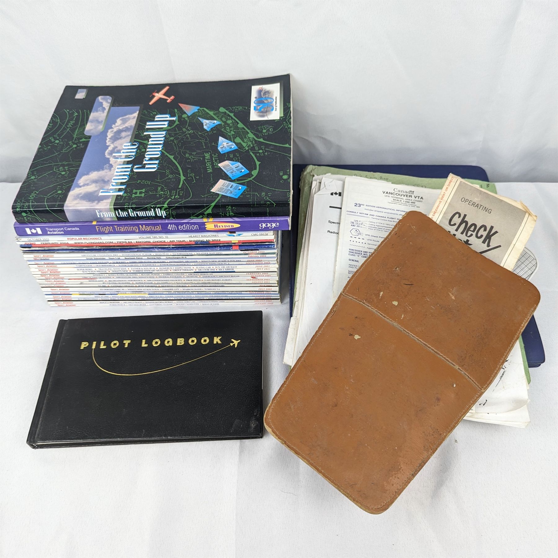 Pilot Ruled Journal Pilots Air Flight Book & Journals - Pilot Magazine and Manuals