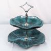 Image 1 : Blue Mountain Potter 2 Tier Serving Dish 10" Tall