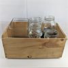 Image 1 : Lot of Vintage Tins & Jars In Wooden UTC Pear Crate