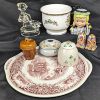 Image 1 : Lot of Various Porcelain & Glass Collectibles