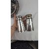 Image 4 : Lot of Silver Plated Salt & Pepper Shakers & Decorative Wall Plate