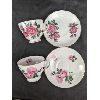 Image 2 : Set of 5 Royal Vale Tea Cups & Saucers - Fitz & Floyd Lemon Tea Cup and Saucer Set