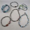 Image 1 : Set of 6 Hematite Necklaces, Bracelets and Anklets