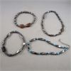 Image 3 : Set of 6 Hematite Necklaces, Bracelets and Anklets