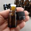 Image 1 : Lot of 12 NEW 10ml Essential Oil Bottle Droppers