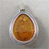 Image 2 : Sterling Silver Amber Pendant