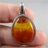 Image 3 : Sterling Silver Amber Pendant