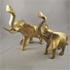 Image 1 : Set of 2 Brass Elephants