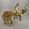 Image 2 : Set of 2 Brass Elephants