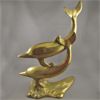 Image 2 : Brass Dolphin Statue 11.5" Tall