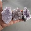 Image 2 : Set of 3 Amethyst Crystal Clusters 