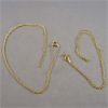 Image 1 : Set of 2 NEW 14KGP over Sterling Silver Chains