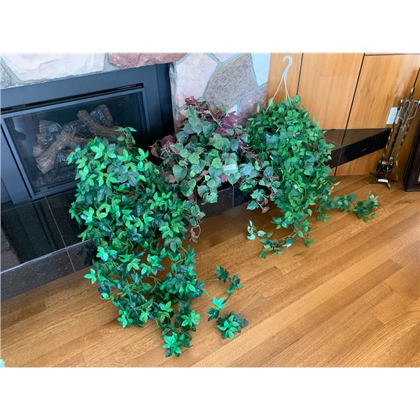 Three Silk Decorative Plants