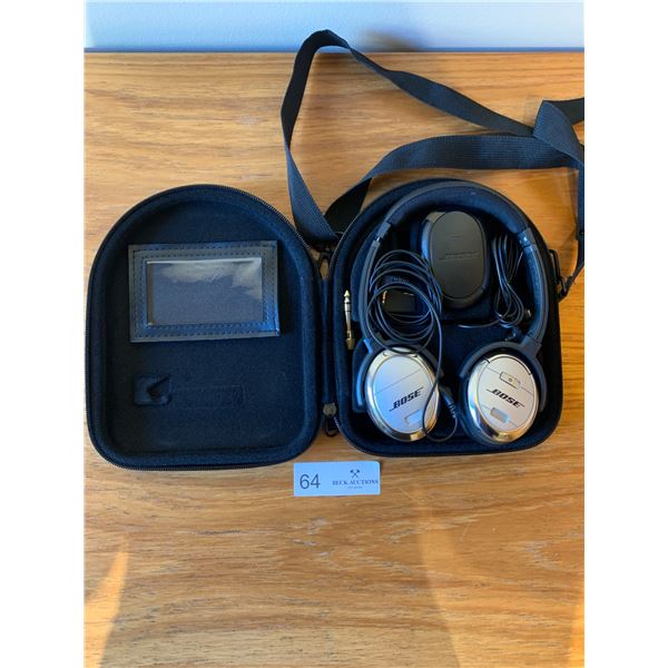 Bose Headphones And Carrying Case