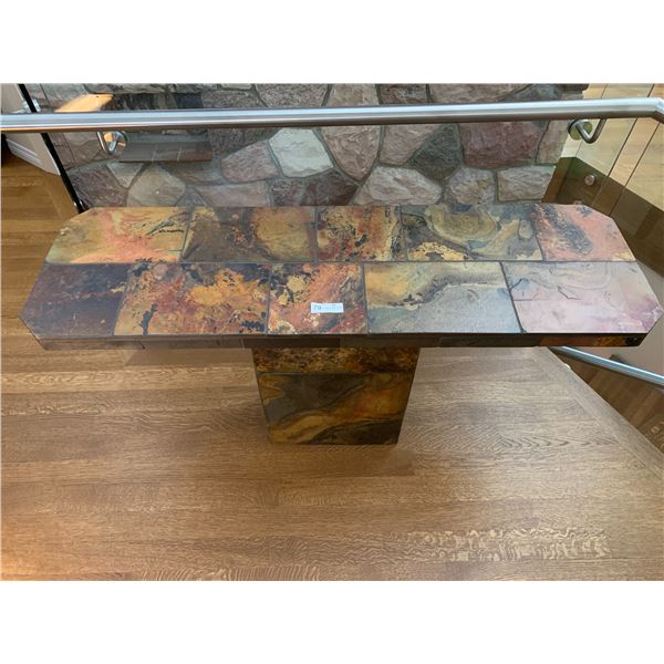 Tile Entrance Tables - 52L x 16D x 28H  (Very Heavy)