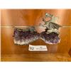 Image 1 : Two Amethyst Dragon Pieces - Larger 5 Inches Tall