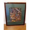 Image 1 : Chris Forrest "Quail Resting" Print with A Beautiful Frame